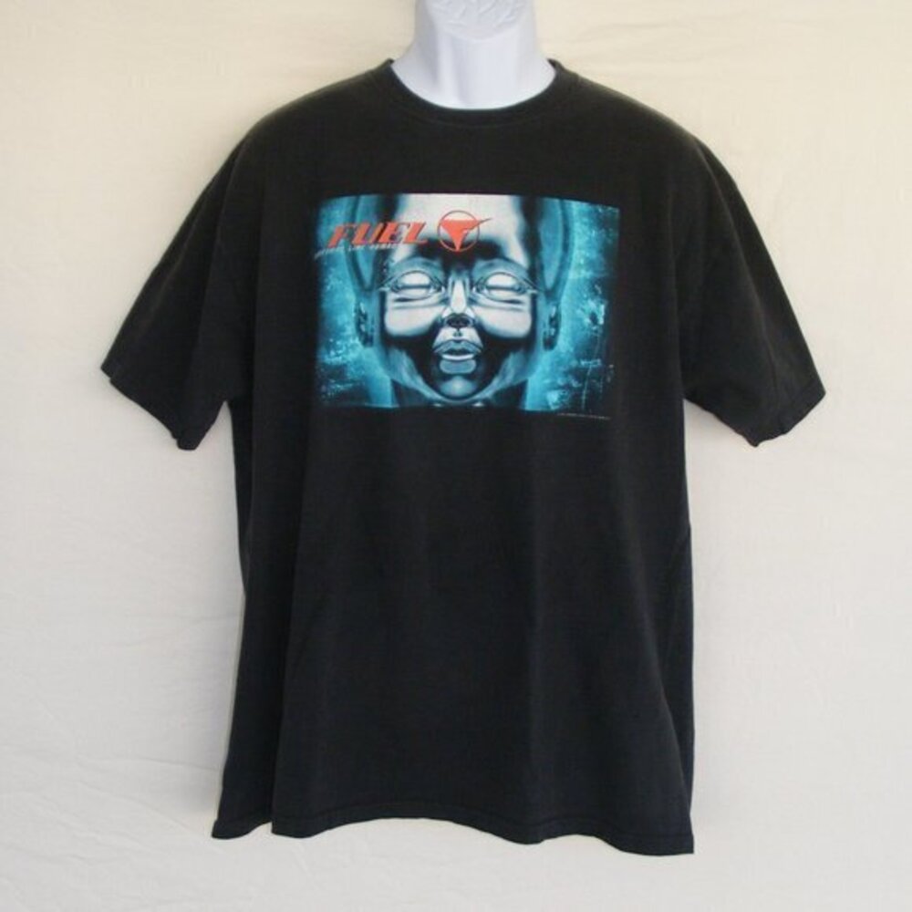 FUEL Concert Tshirt, XL, 2 sided, Black SS 2000